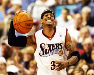 Basketball Players Allen Iverson diamond painting