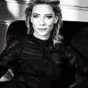 Black and White Cate Blanchett diamond painting