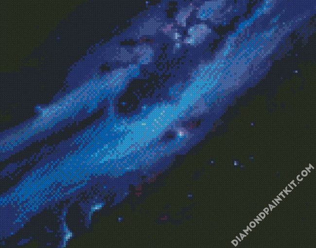 Blue And Black Galaxy Nebula diamond painting