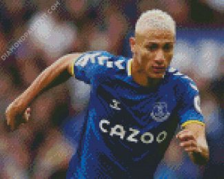 Brazilian Soccer Player Richarlison Everton diamond painting
