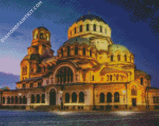 Bulgaria St Alexander Nevsky Cathedral diamond painting