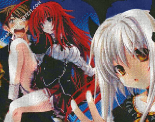High School DxD Characters diamond painting