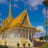Cambodia Royal Palace diamond painting