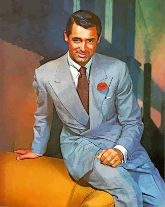 Cary Grant American Actor diamond painting