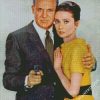 Cary Grant Audrey Hepburn diamond painting