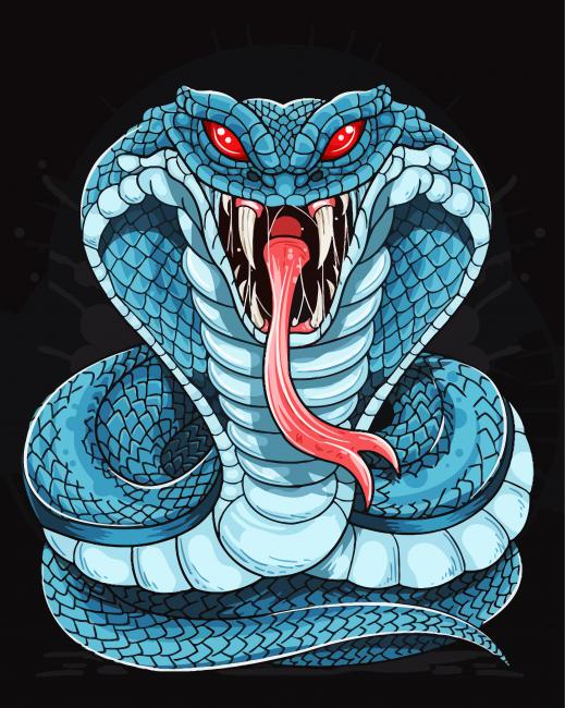 Cobra Snake Art - 5D Diamond Painting 