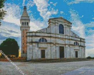 Crkva Sv Eufemija By Rovinj diamond painting