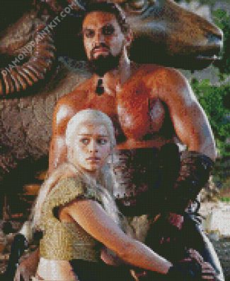 Daenerys Targaryen And Drogo diamond painting