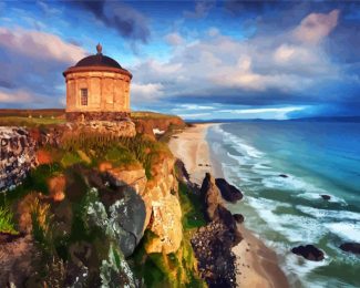 Derry Mussenden Temple diamond painting