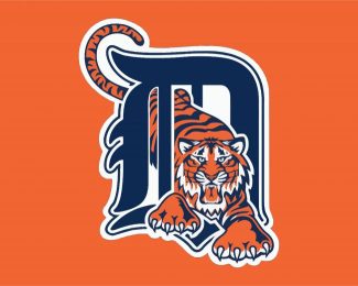 Detroit Tigers Logo diamond painting