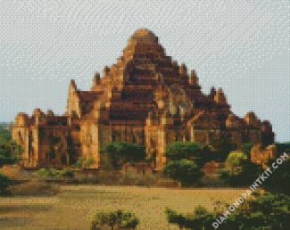 Dhammayangi Temple Bagan Myanmar diamond painting