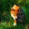 Dingo Wild Dog diamond painting
