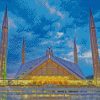 Faisal Masjid Islamabad Pakistan diamond painting