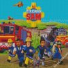 Fireman Sam Animation diamond painting