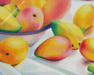 Fresh Mango Fruit diamond painting