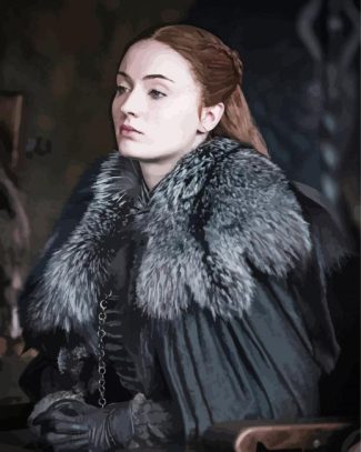 Game Of Thrones Sophie Turner diamond painting