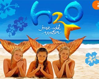 H20 Just Add Water Movie Poster diamond painting