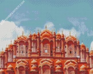 Hawa Mahal Jaipur India diamond painting