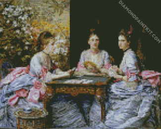 Hearts Are Trumps By John Everett Millais diamond painting