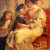 Helena Fourment With Children By Rubens diamond painting