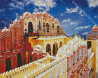 India Jaipur Hawa Mahal diamond painting
