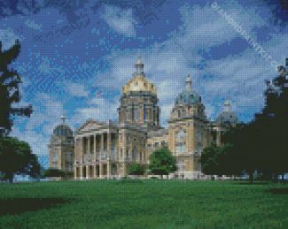 Iowa State Capital diamond painting
