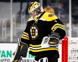 Jeremy Swayman Boston Bruins Player diamond painting