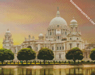 Kolkata Victoria Memorial diamond painting
