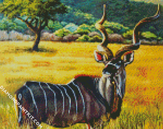 Kudu diamond painting