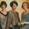 Lady Mary With Anna And Cora Crawley diamond painting