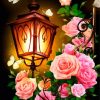 Light Lantern And Roses diamond painting