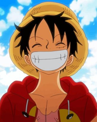 Luffy One Piece Anime diamond painting
