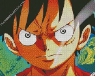 Luffy One Piece Character diamond painting