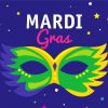 Mardi Gras diamond painting