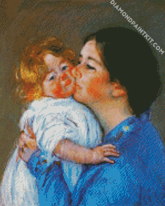 Mary Cassat Kiss For Baby diamond painting