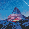 Matterhorn USA Flag diamond painting