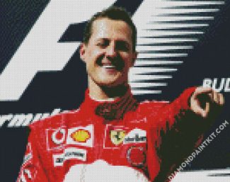 Michael Schumacher diamond painting