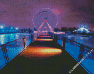 Montreal Ferris Wheel diamond painting