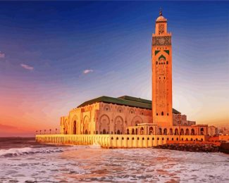 Morocco Casablanca Mosque diamond painting