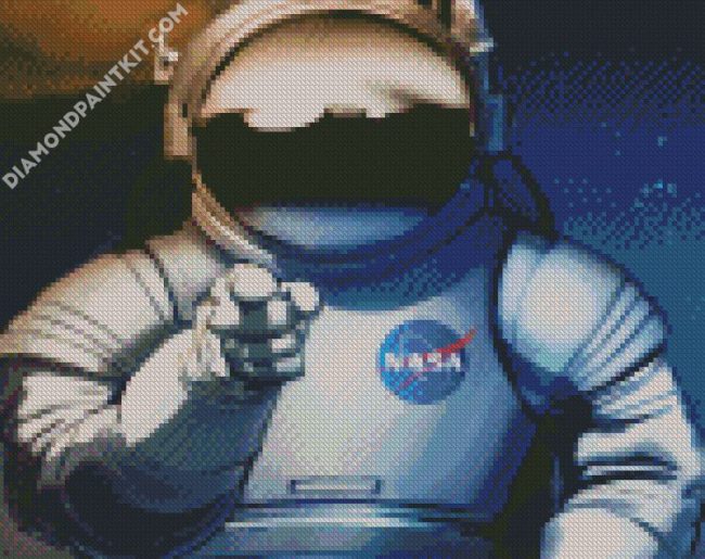 Nasa Astronaut diamond painting