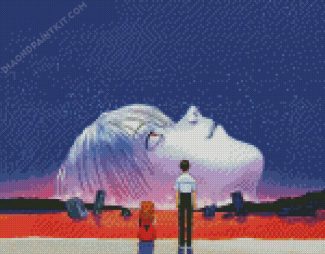Neon Genesis Evangelion Japanese Anime diamond painting