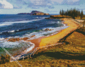 Norfolk Island diamond painting
