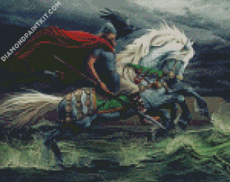 Odin On Horse diamond painting