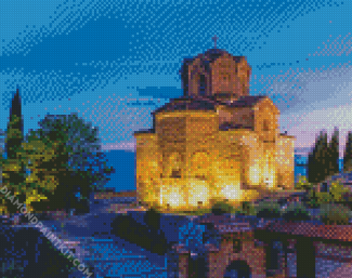 Ohrid St John Church diamond painting