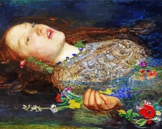 Ophelia By John Everett Millais diamond painting