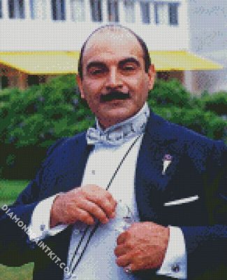 Poirot Character diamond painting