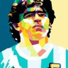 Pop Art Diego Maradona diamond painting