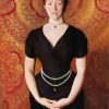 Portrait Of Isabella Stewart Gardner By John Singer Sargent diamond painting