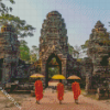 Preah Khan Temple Cambodia diamond painting