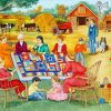 Quilters In Farm diamond painting